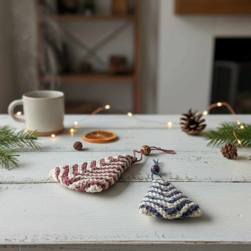 Christmas Mitred Tree Decoration