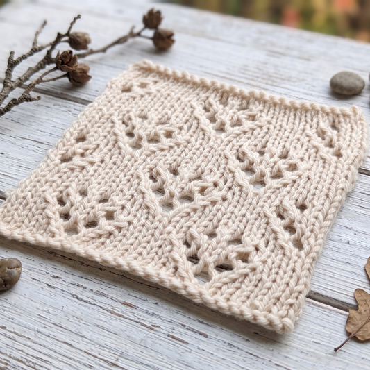 Lace Knitting Basics 1 - Free Pattern & Tutorial